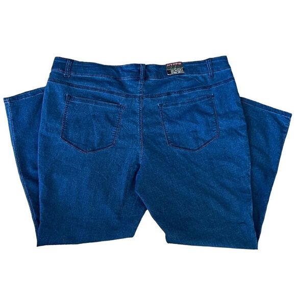 Pure Energy 24 Dark Blue Stretch Skinnies Jeggings feel Sz 24 /3X  NWT🏷 - Picture 2 of 15